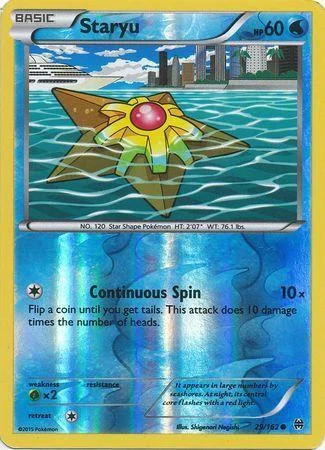Staryu #29 — Turbo Blitz (Reverse Holo)