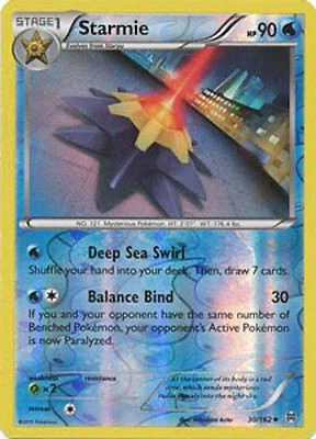Starmie #30 — TURBOstart (Reverse Holo)