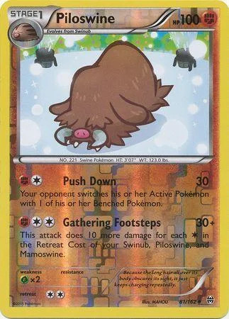 Piloswine #81 — Turbo Impulso (Reverse Holo)