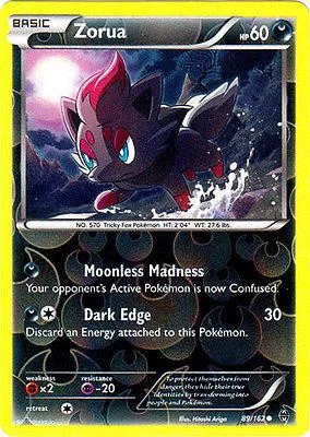 Zorua #89 — TURBOstart (Reverse Holo)