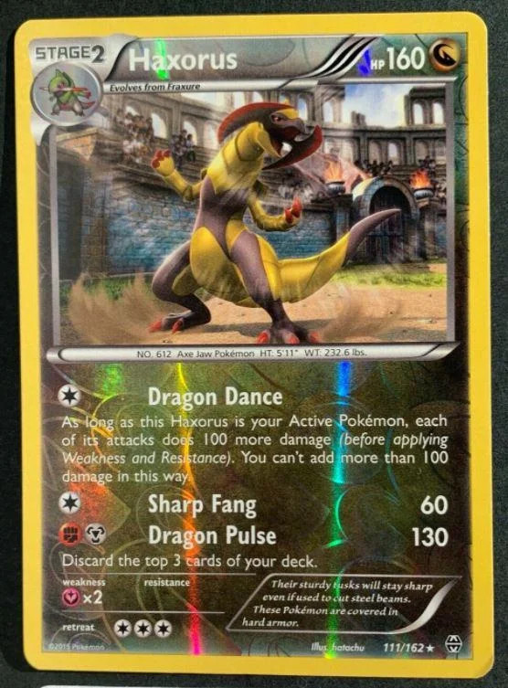 Haxorus #111 — Turbo Revolução (Reverse Holo)