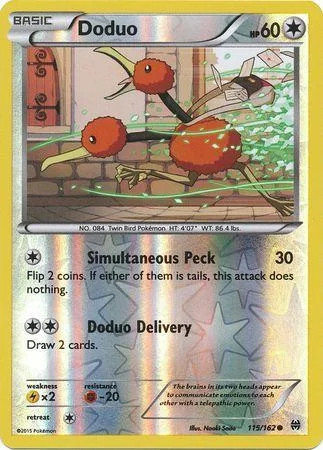 Doduo #115 — Turbo Impulso (Reverse Holo)
