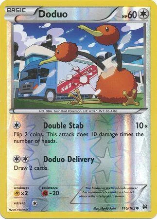 Doduo #116 — Turbo Impulso (Reverse Holo)