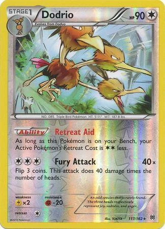 Dodrio #117 — Turbo Revolução (Reverse Holo)