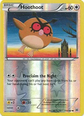 Hoothoot #119 — Turbo Revolução (Reverse Holo)