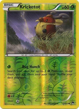 Kricketot #5 — Turbo Crash (Reverse Holo)