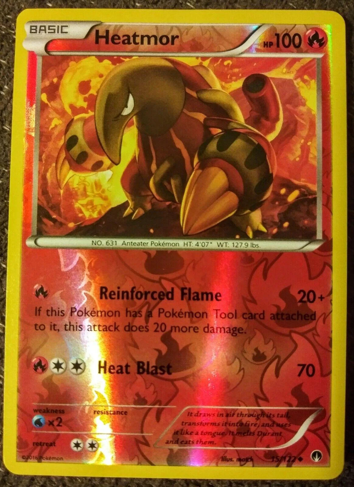 Heatmor #15 — Turbo Colisão (Reverse Holo)