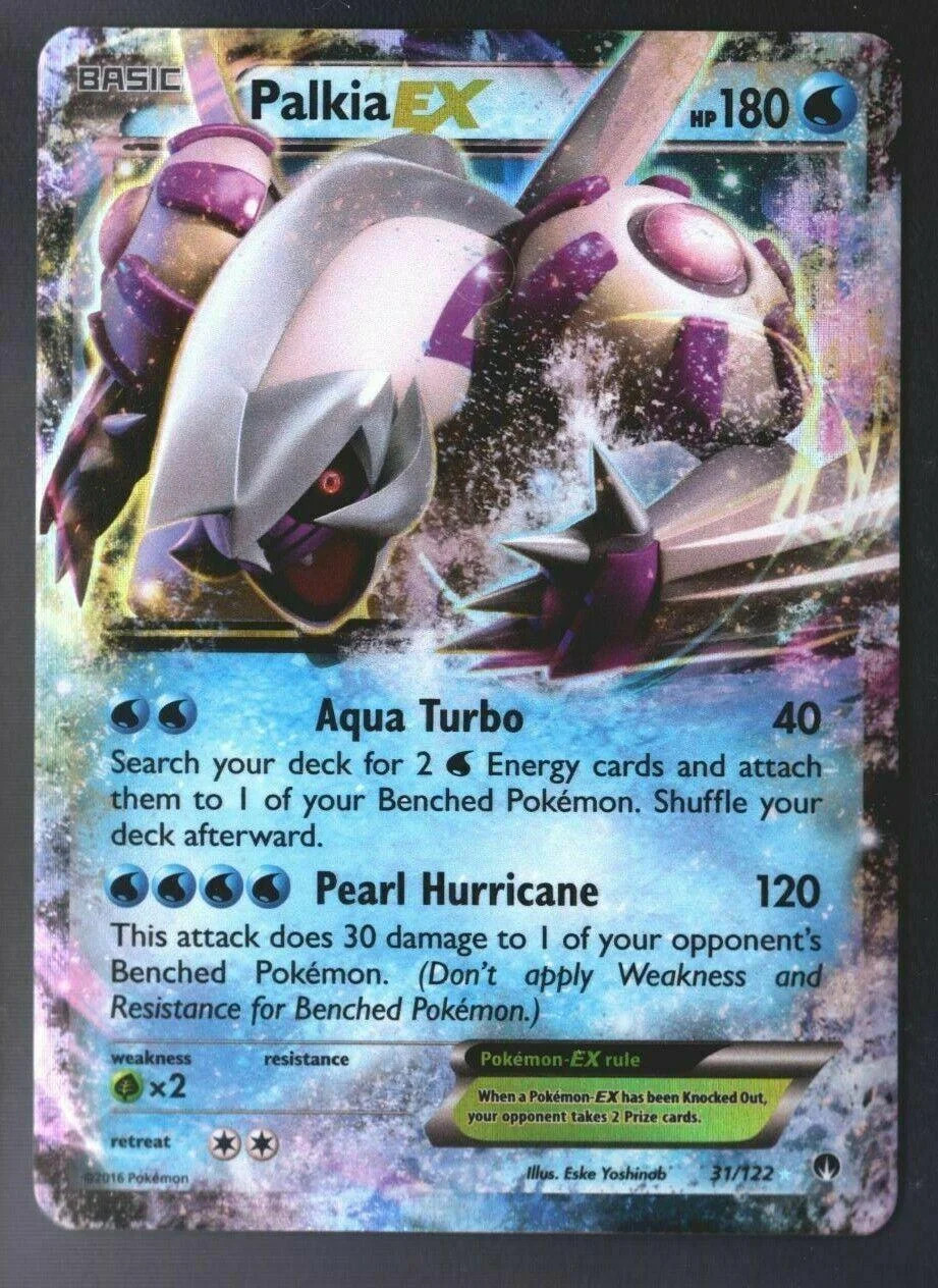 Palkia EX #31 — TURBOfieber (Reverse Holo)