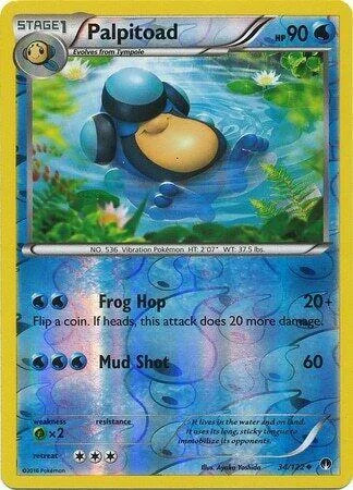Palpitoad #34 — Turbo Crash (Reverse Holo)