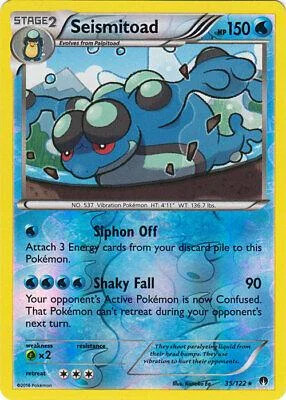 Seismitoad #35 — Turbo Colisão (Reverse Holo)