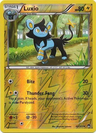 Luxio #45 — Turbo Crash (Reverse Holo)