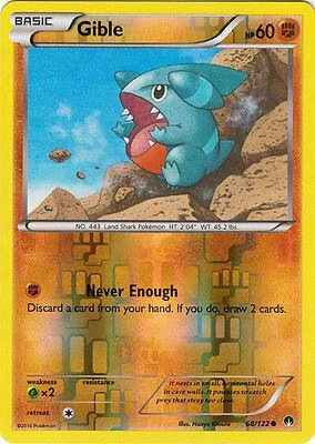Gible #68 — Turbo Crash (Reverse Holo)