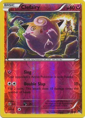 Clefairy #81 — Turbo Crash (Reverse Holo)