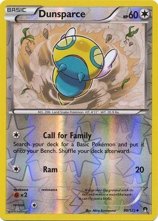 Dunsparce #90 — Turbo Crash (Reverse Holo)