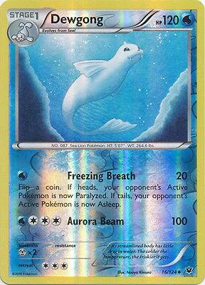 Dewgong #16 — Fates Collide (Reverse Holo)