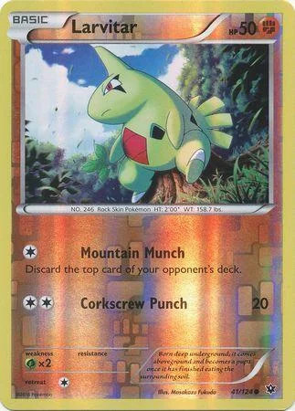 Larvitar #41 — Destini Incrociati (Reverse Holo)