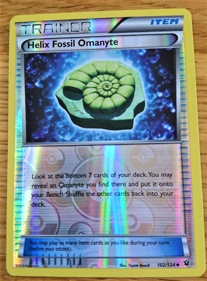 Amonitas Helixfossil #102 — Schicksalsschmiede (Reverse Holo)