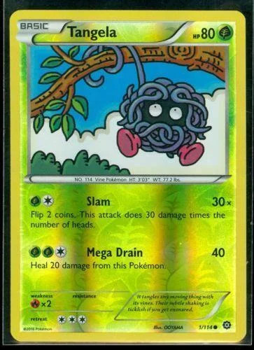 Tangela #1 — Cerco de Vapor (Reverse Holo)