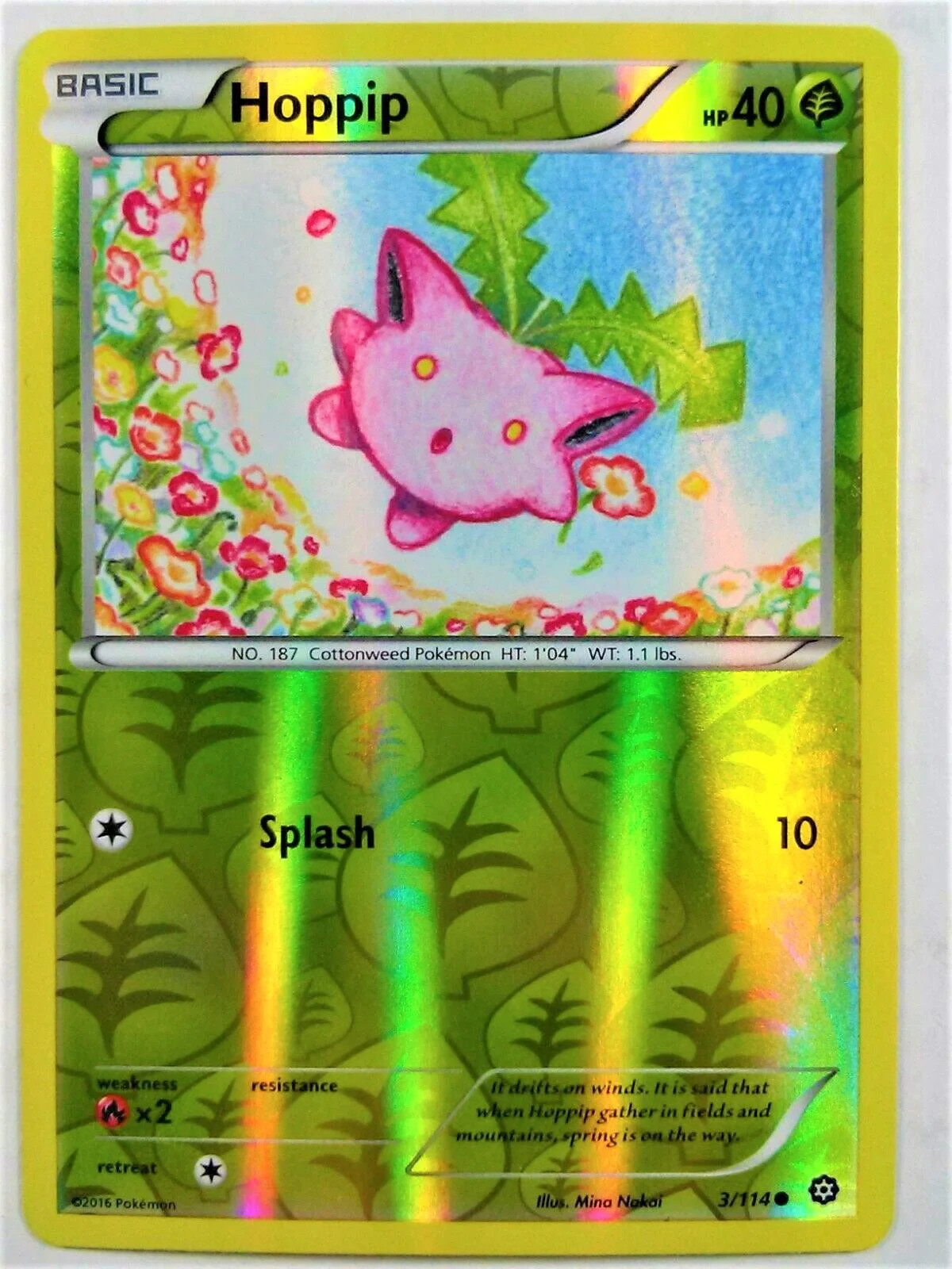 Hoppip #3 — Asedio de Vapor (Reverse Holo)