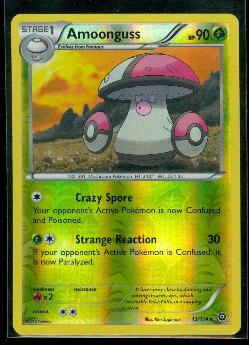 Amoonguss #13 — Cerco de Vapor (Reverse Holo)