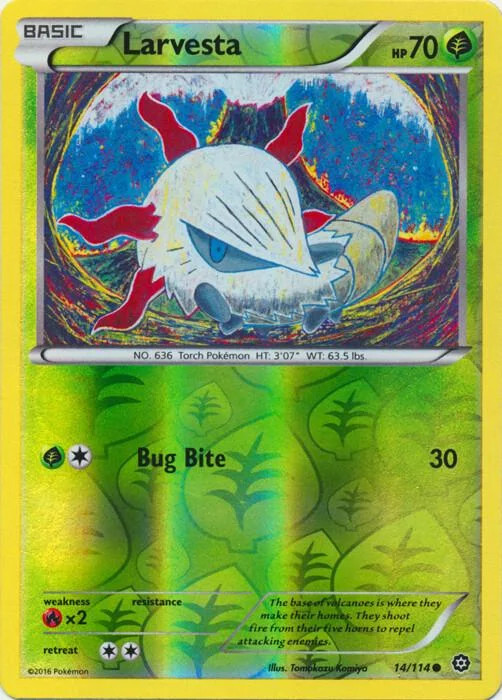 Larvesta #14 — Cerco de Vapor (Reverse Holo)