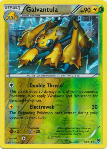 Galvantula #42 — Vapori Accesi (Reverse Holo)