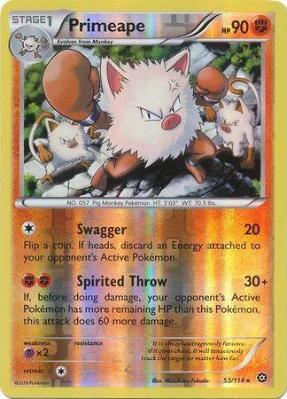 Primeape #53 — Vapori Accesi (Reverse Holo)