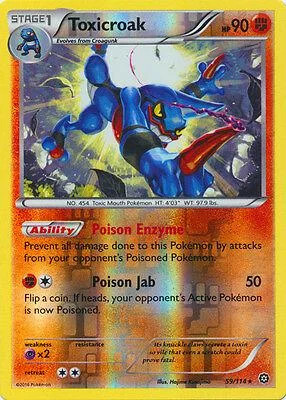 Toxicroak #59 — Cerco de Vapor (Reverse Holo)