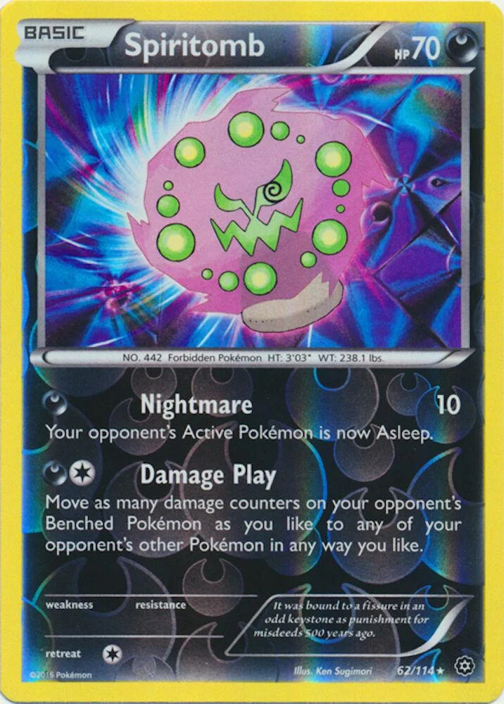 Spiritomb #62 — Cerco de Vapor (Reverse Holo)