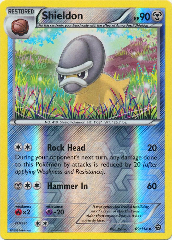 Shieldon #69 — Steam Siege (Reverse Holo)