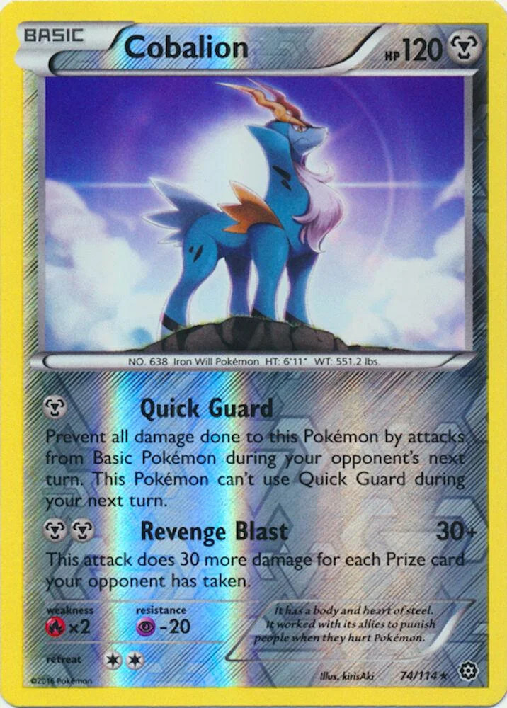 Cobalion #74 — Vapori Accesi (Reverse Holo)