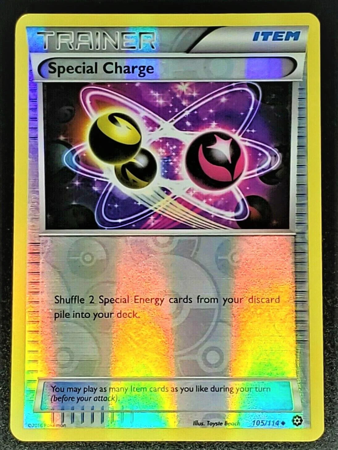 Spezial-Aufladung #105 — Dampfkessel (Reverse Holo)