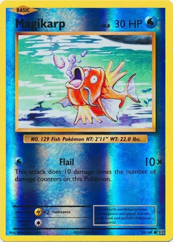 Karpador #33 — Evolution (Reverse Holo)