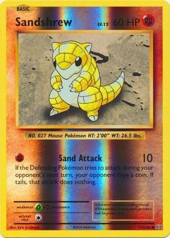 Sandshrew #54 — Evoluções (Reverse Holo)
