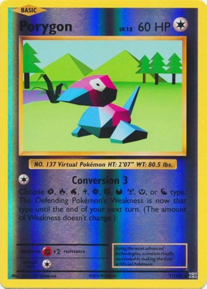 Porygon #71 — Evolution (Reverse Holo)