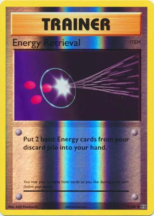 Energy Retrieval #77 — Evolutions (Reverse Holo)