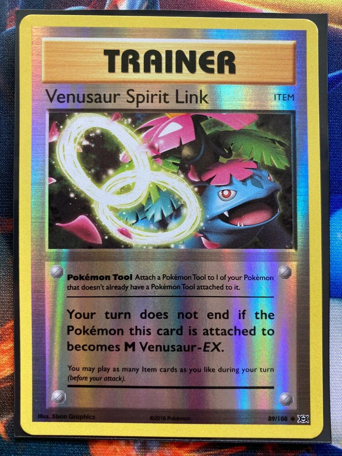 Vínculo Espiritual de Venusaur #89 — Evoluciones (Reverse Holo)