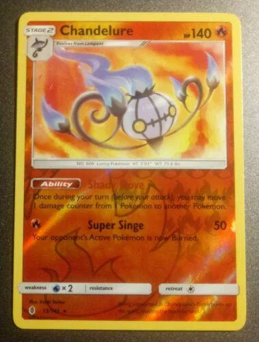 Chandelure #13 — Albor de Guadianes (Reverse Holo)