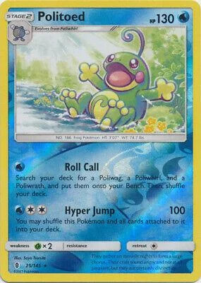 Politoed #25 — Guardiani Nascenti (Reverse Holo)
