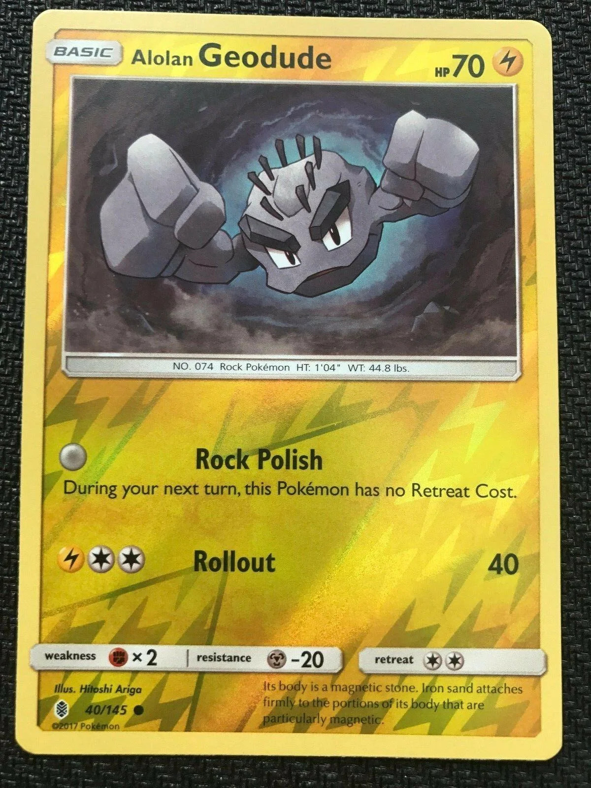 Racaillou d’Alola #40 — Gardiens Ascendants (Reverse Holo)