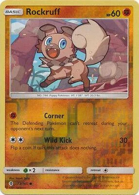 Rockruff #73 — Guardiani Nascenti (Reverse Holo)