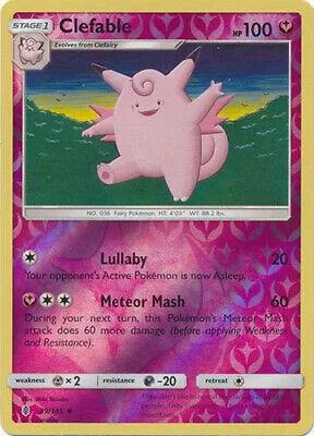 Clefable #89 — Guardiões Ascendentes (Reverse Holo)