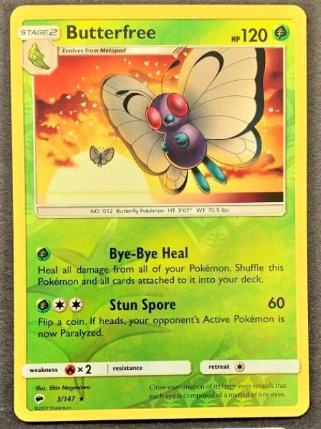 Butterfree #3 — Sombras Ardentes (Reverse Holo)