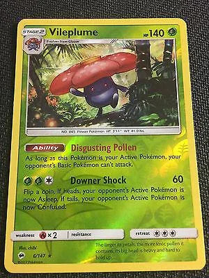 Vileplume #6 — Sombras Ardientes (Reverse Holo)