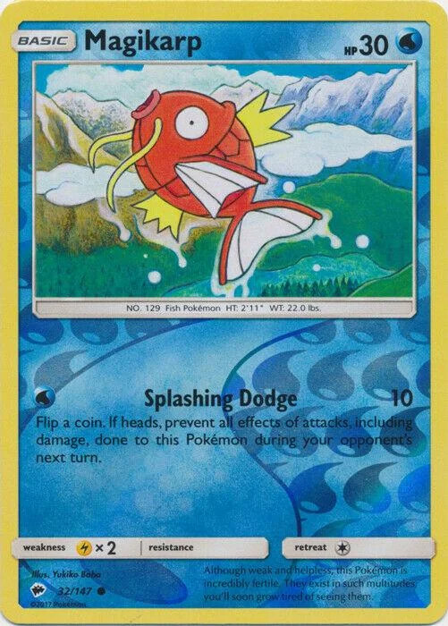 Magikarp #32 — Sombras Ardentes (Reverse Holo)