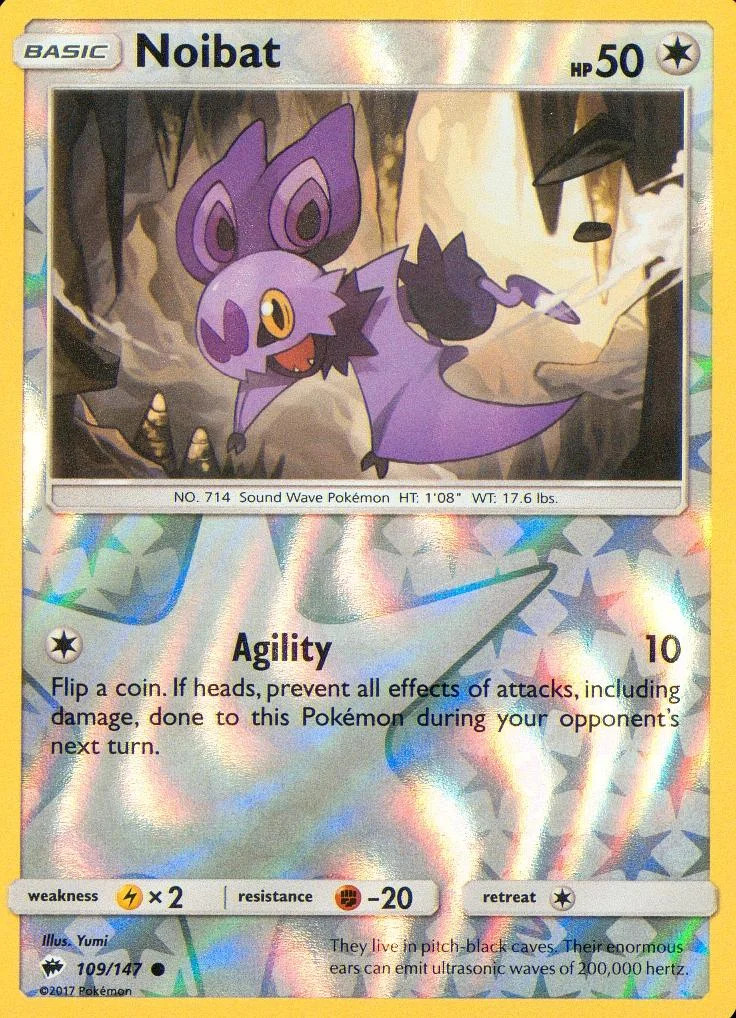 Noibat #109 — Sombras Ardientes (Reverse Holo)
