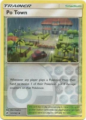 Po Town #121 — Burning Shadows (Reverse Holo)