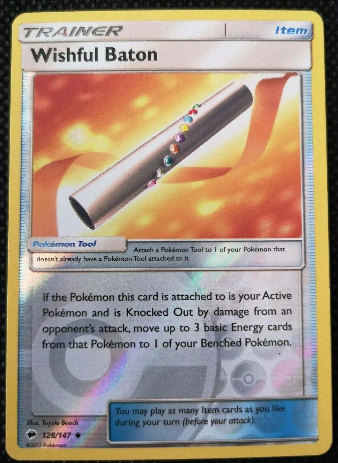 Bastão do Desejo #128 — Sombras Ardentes (Reverse Holo)