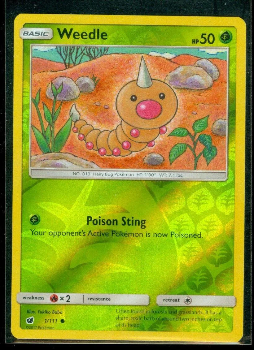 Weedle #1 — Invasión Carmesí (Reverse Holo)