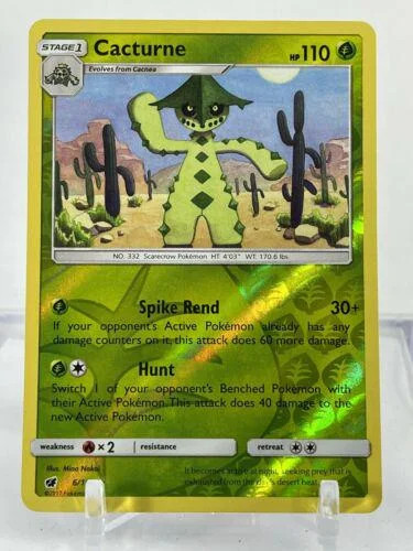 Cacturne #6 — Invasión Carmesí (Reverse Holo)